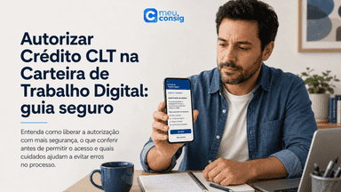 Autorizar credito clt na carteira de trabalho digital