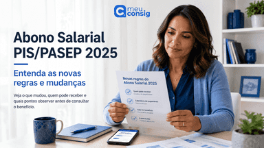 Ilustração sobre abono salarial pis/pasep 2025: entenda as novas regras e mudanças