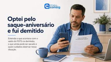 Optei pelo Saque-aniversário e fui demitido
