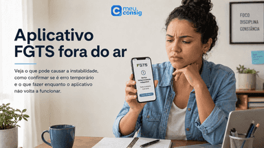 Aplicativo FGTS fora do ar